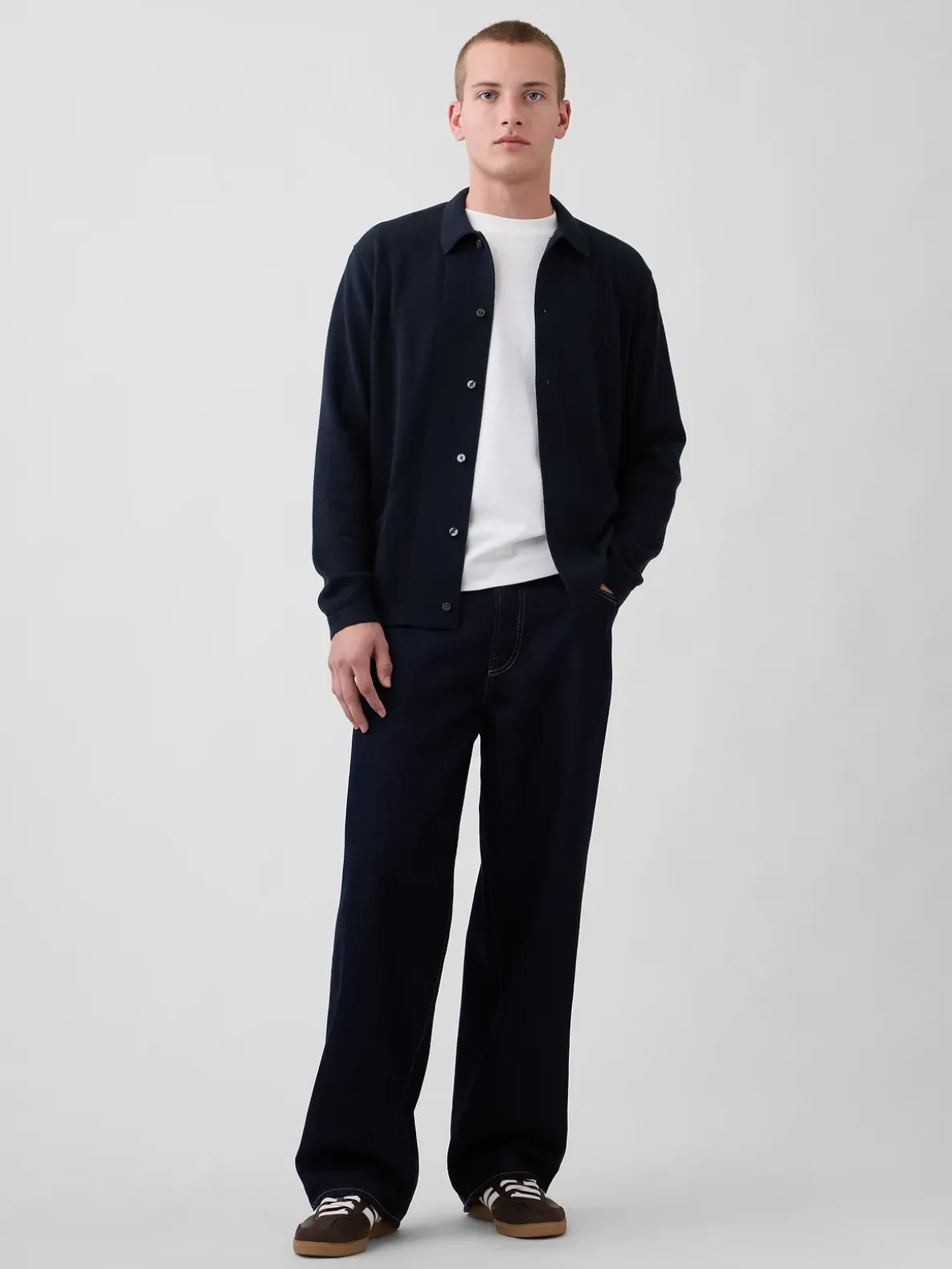 Relaxed Cardigan Sweater