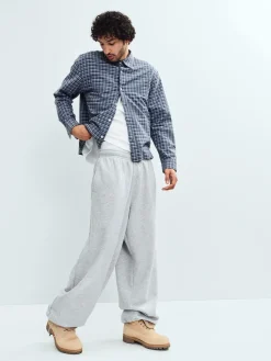Relaxed Crop Straight-Hem Oxford Shirt