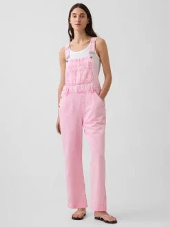 Relaxed Denim Overalls
