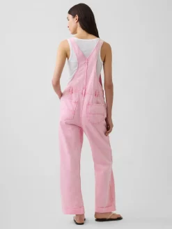 Relaxed Denim Overalls