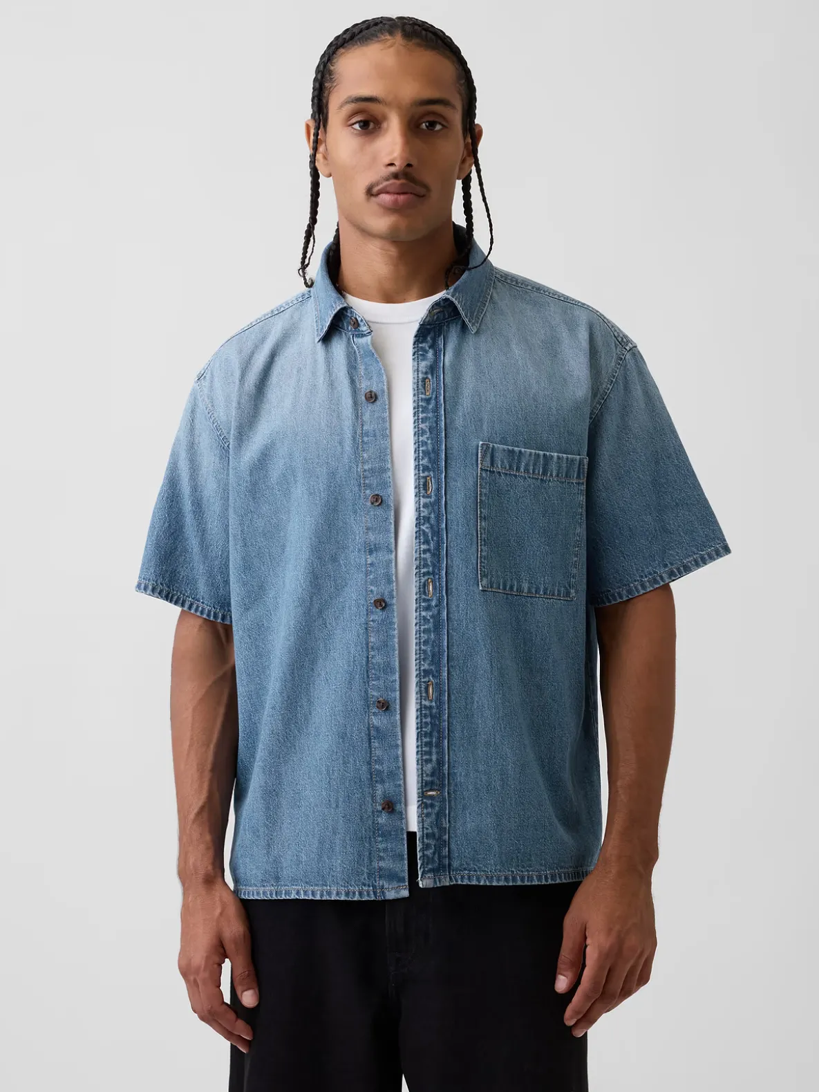 Relaxed Denim Shirt