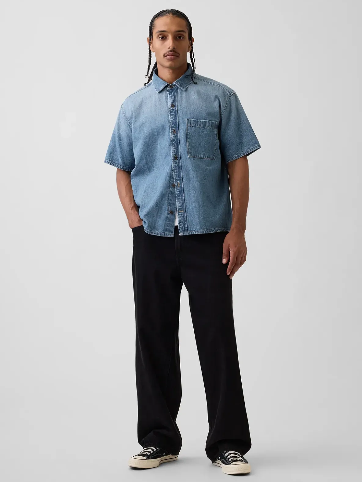 Relaxed Denim Shirt