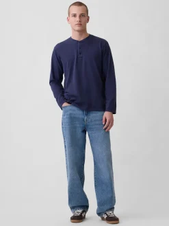 Relaxed Henley T-Shirt