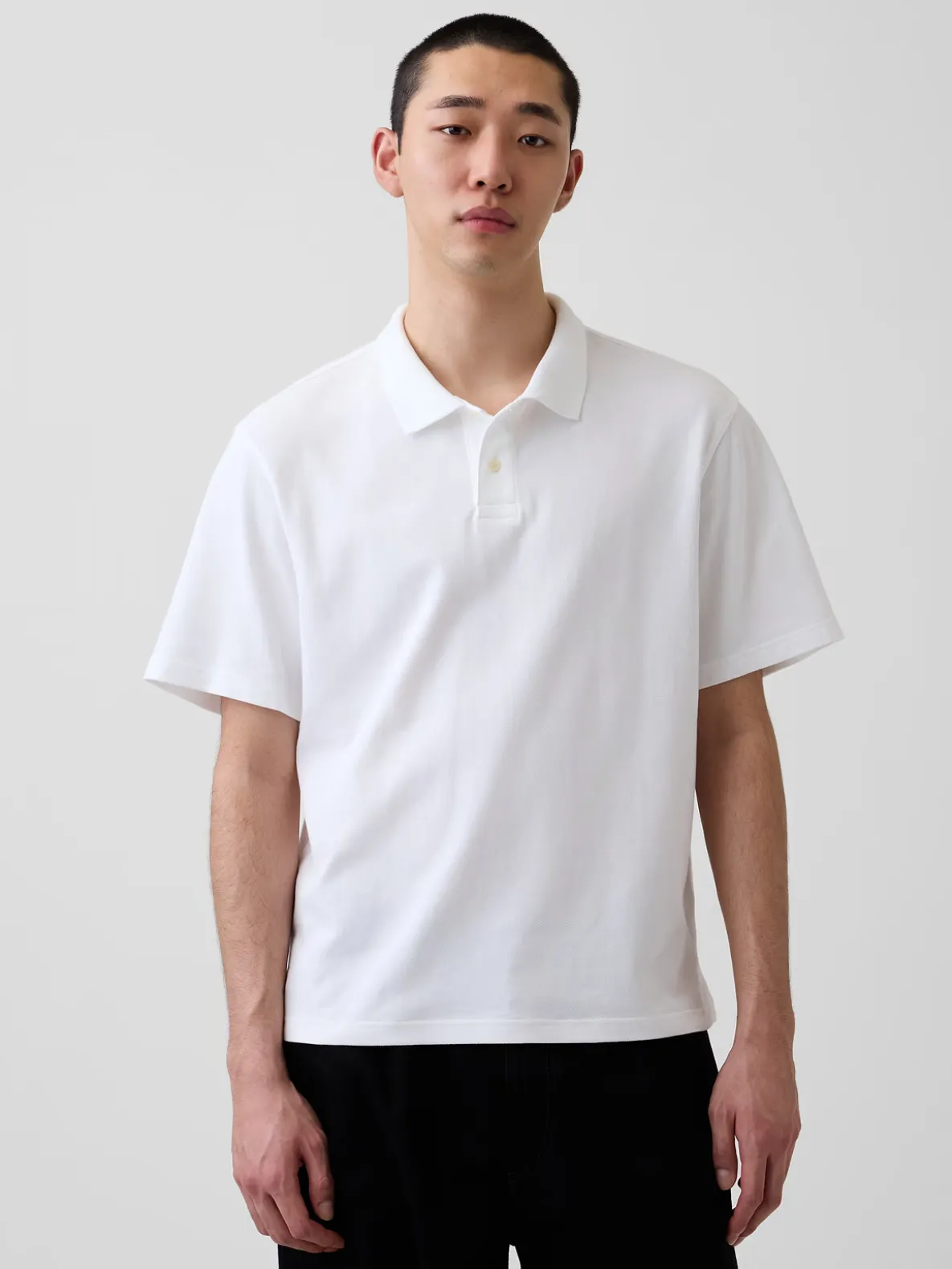 Relaxed Pique Polo