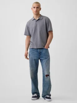 Relaxed Pique Polo
