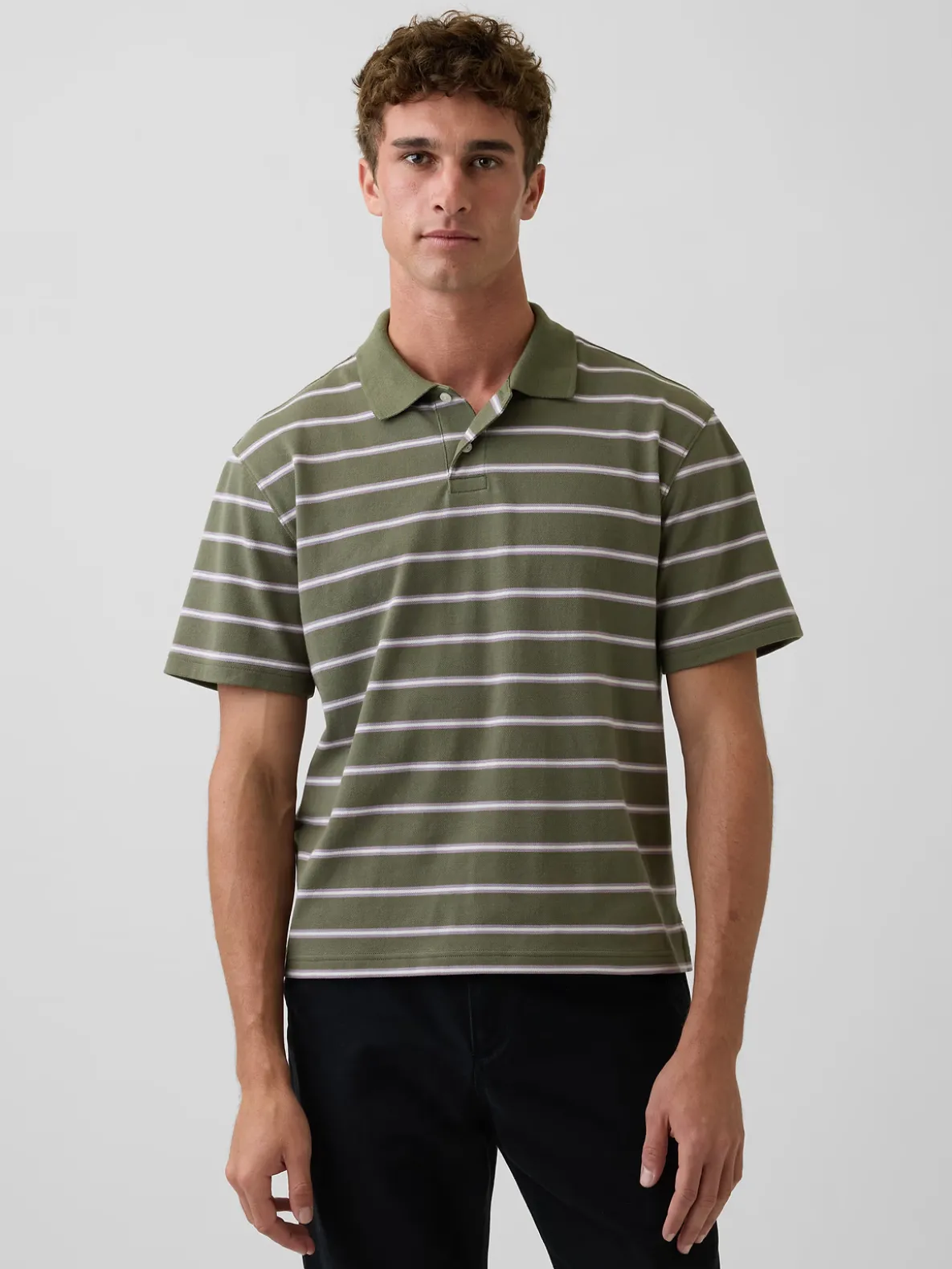 Relaxed Pique Polo