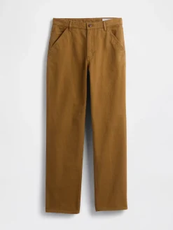 Relaxed Straight Utility Khakis