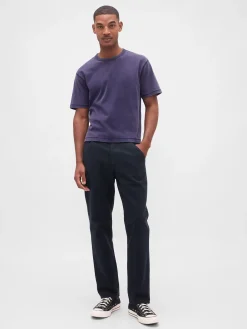 Relaxed Straight Utility Khakis
