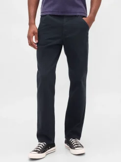 Relaxed Straight Utility Khakis