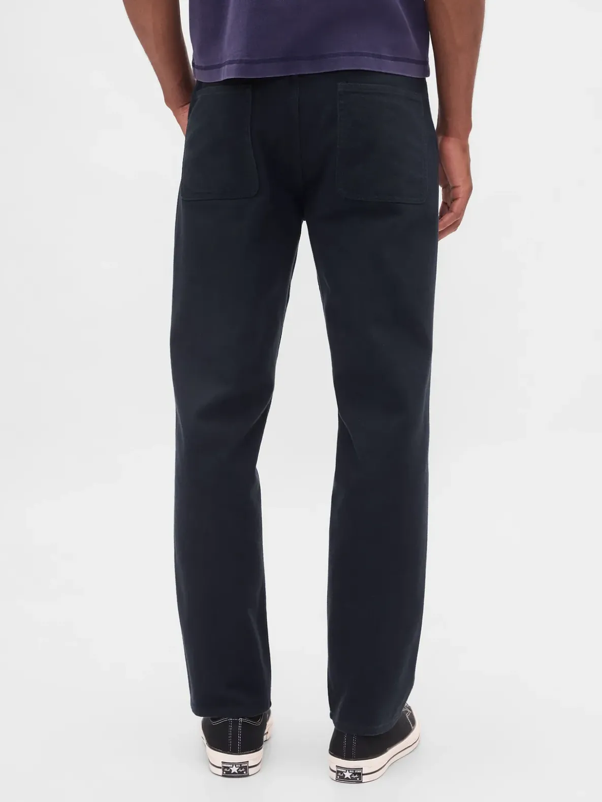 Relaxed Straight Utility Khakis