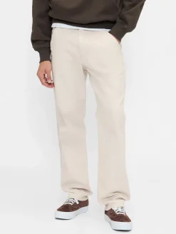 Relaxed Straight Utility Khakis