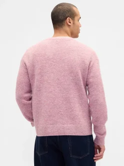 Relaxed V-Neck Crop Sweater