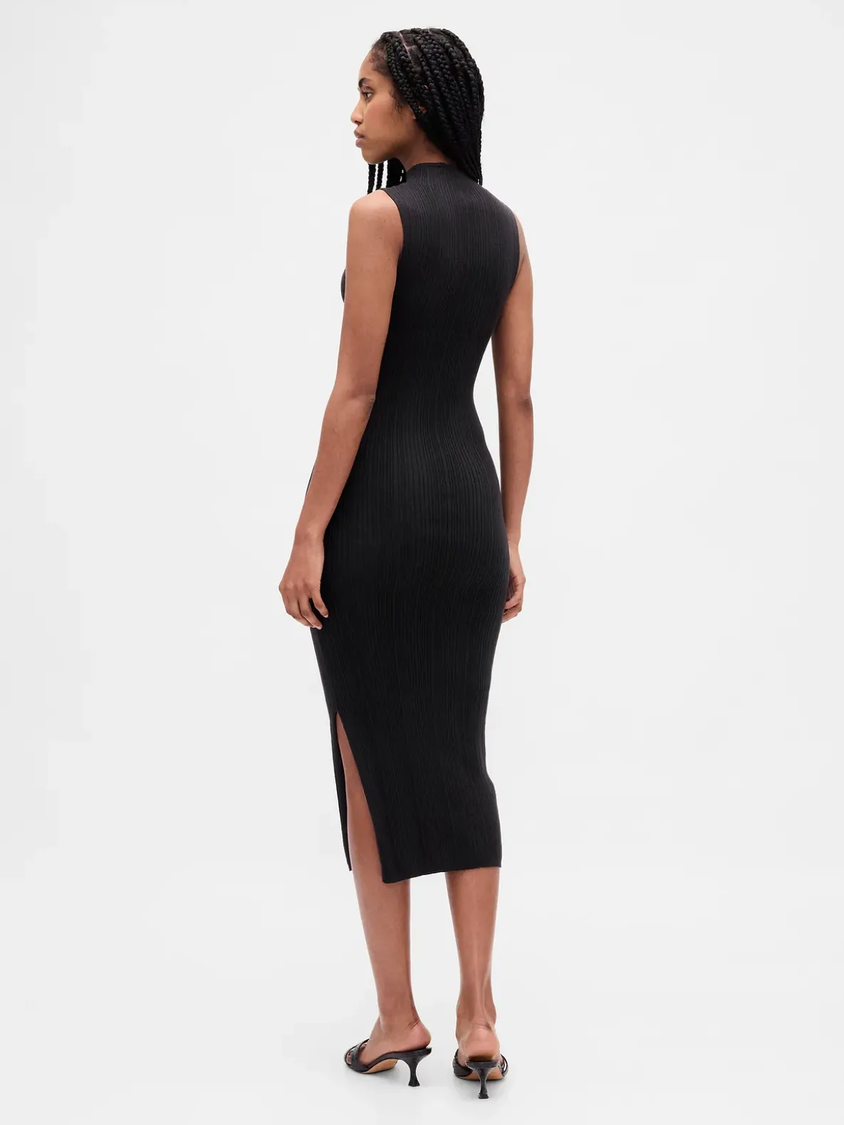 Rib Midi Sweater Dress