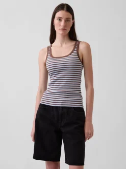 Rib Scoop Tank Top