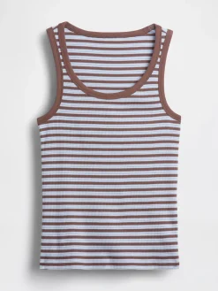 Rib Scoop Tank Top