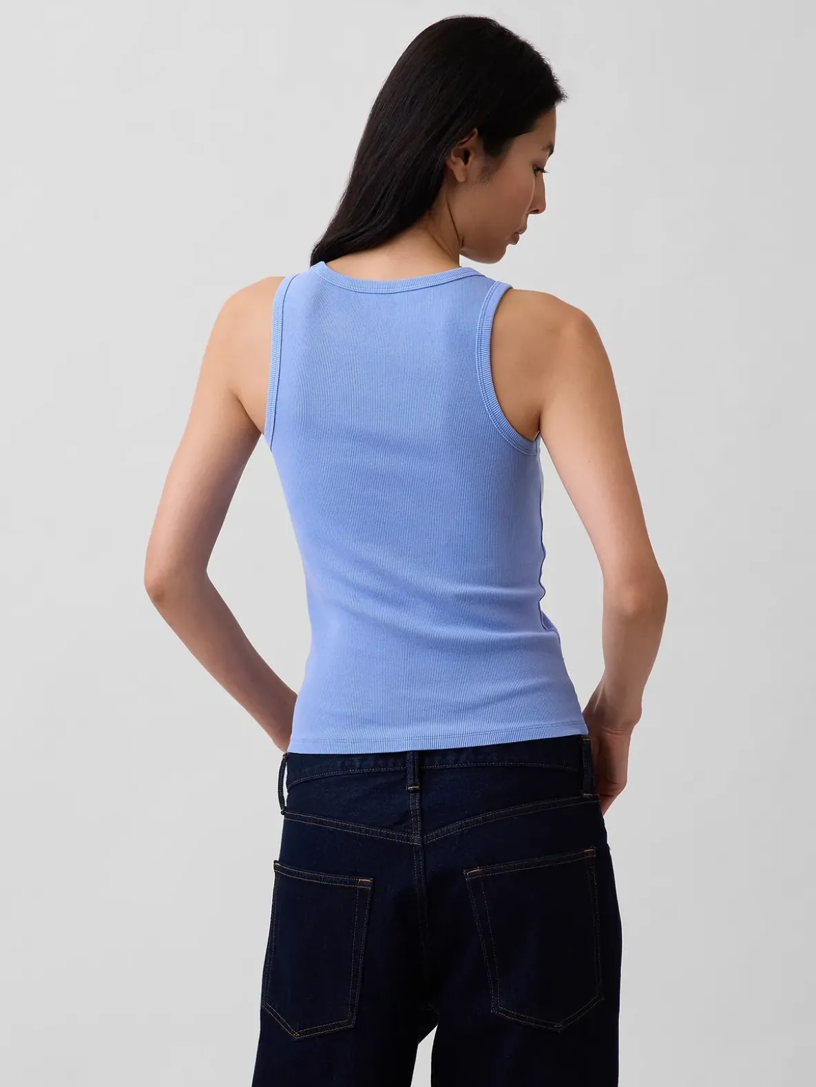Rib Scoop Tank Top