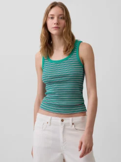 Rib Scoop Tank Top