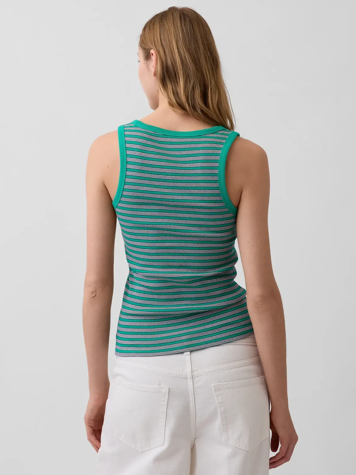 Rib Scoop Tank Top