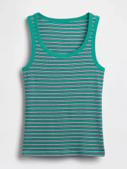 Rib Scoop Tank Top