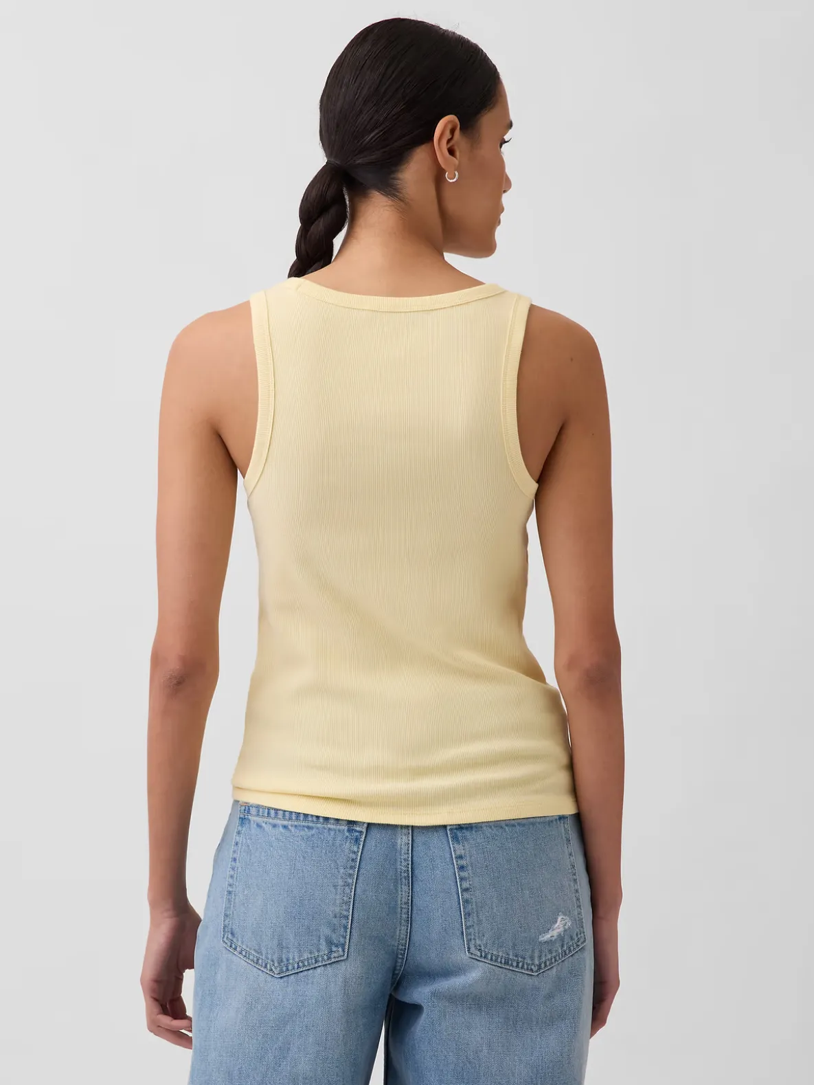 Rib Scoop Tank Top