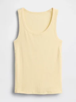 Rib Scoop Tank Top