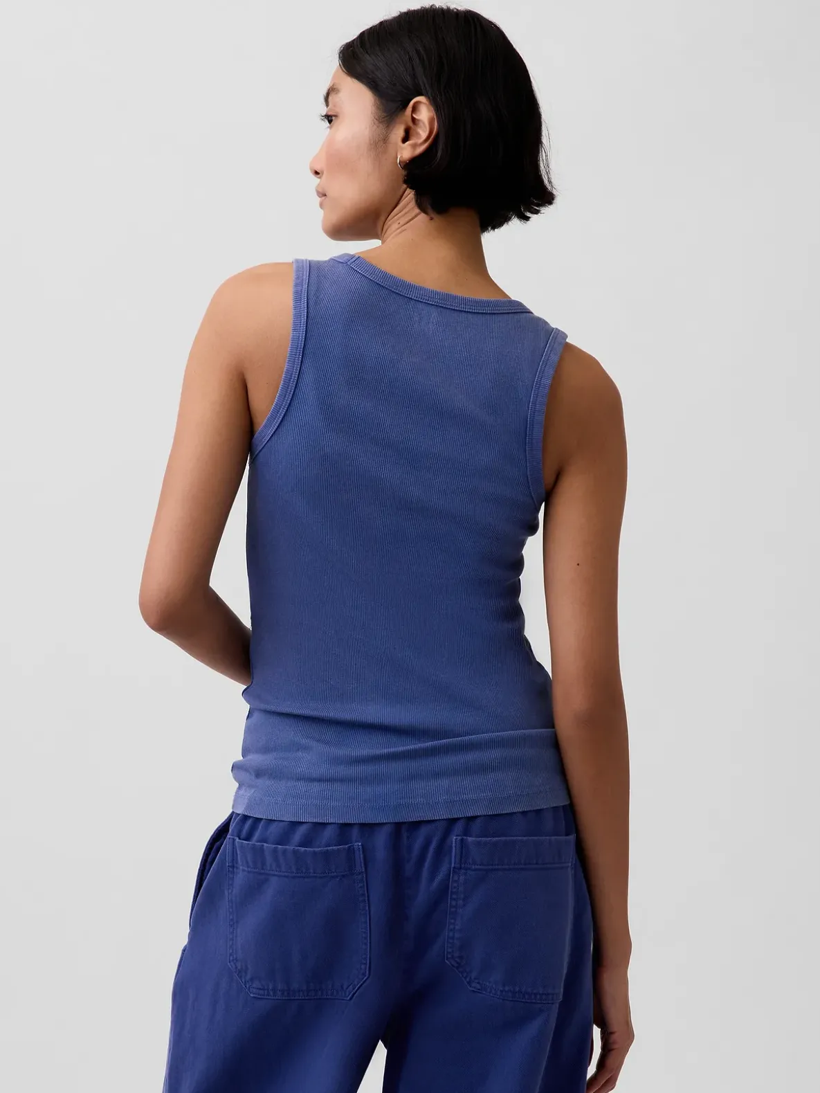 Rib Scoop Tank Top