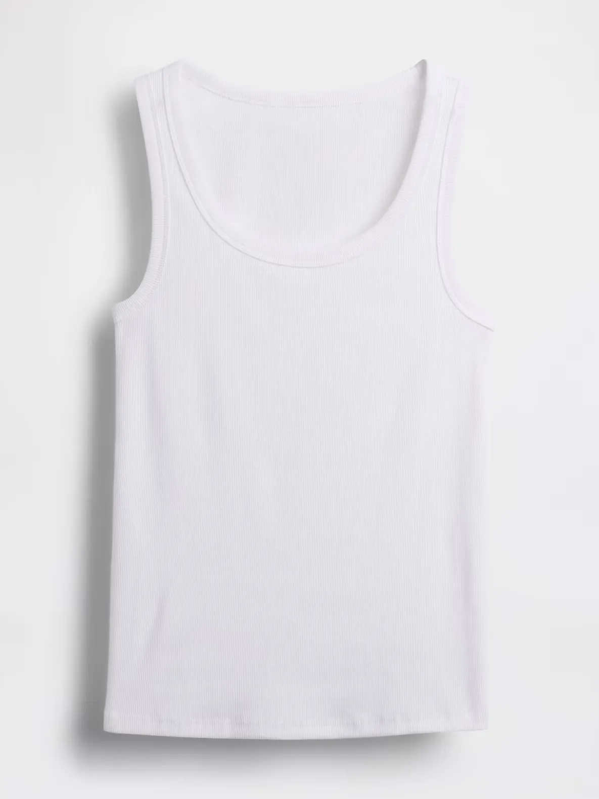 Rib Scoop Tank Top