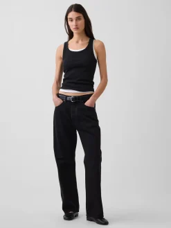 Rib Scoop Tank Top
