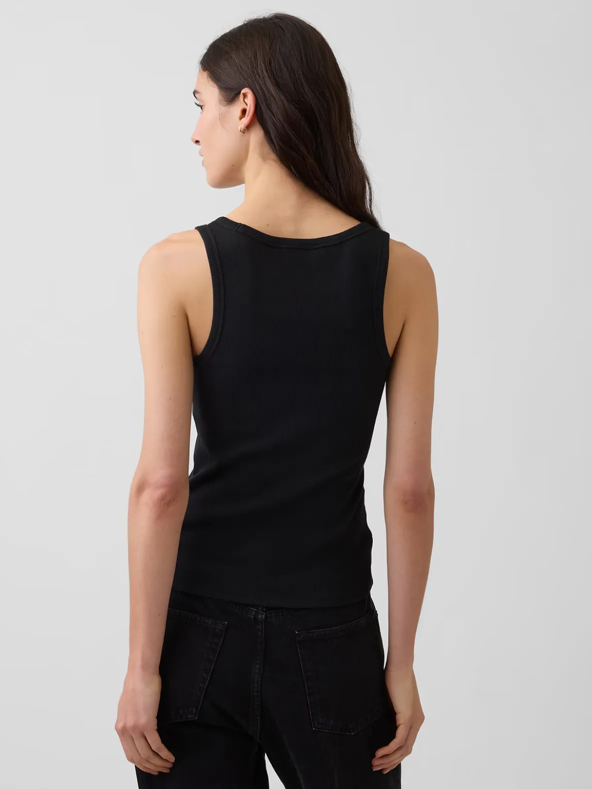 Rib Scoop Tank Top