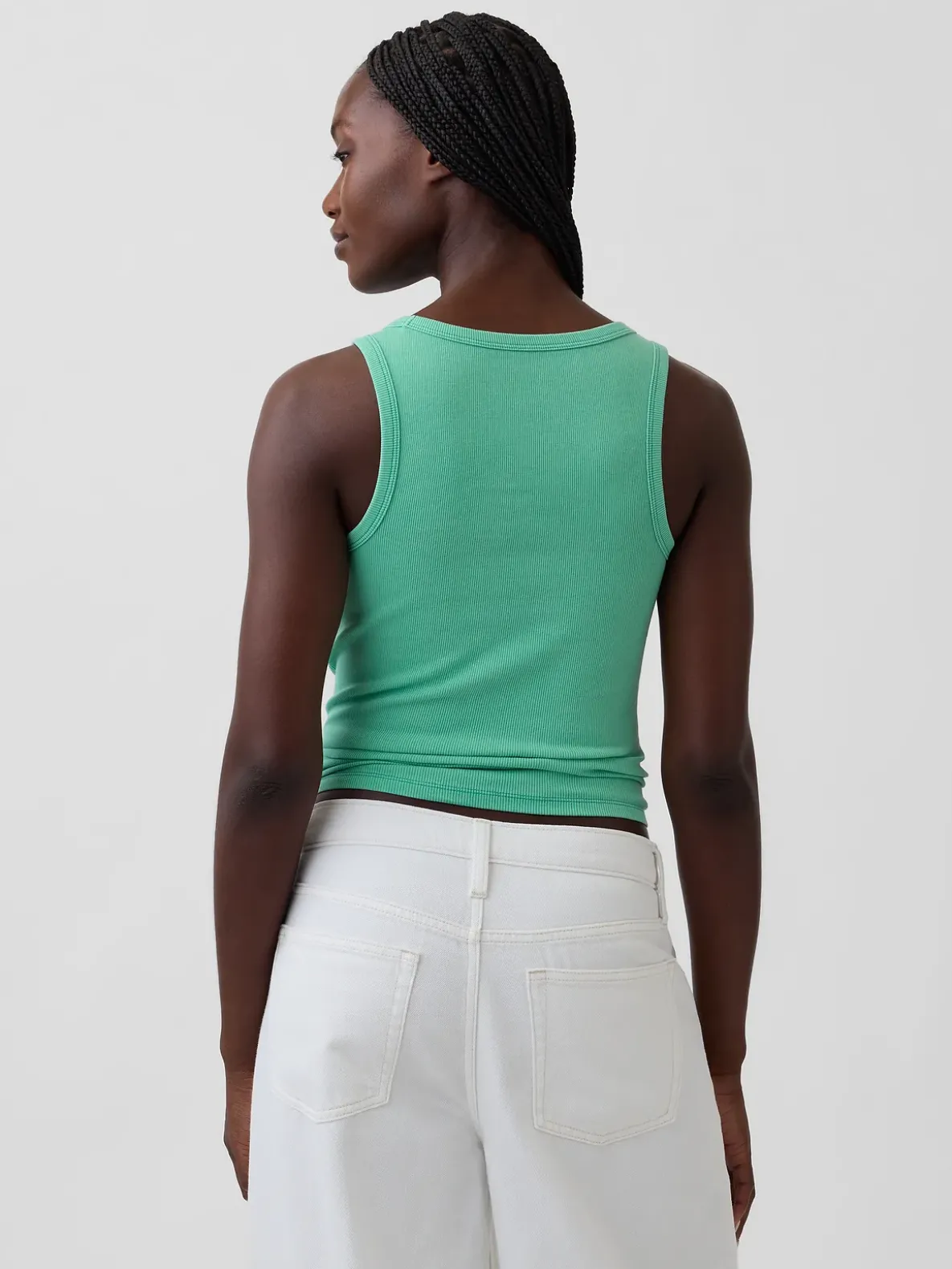 Rib Scoop Tank Top