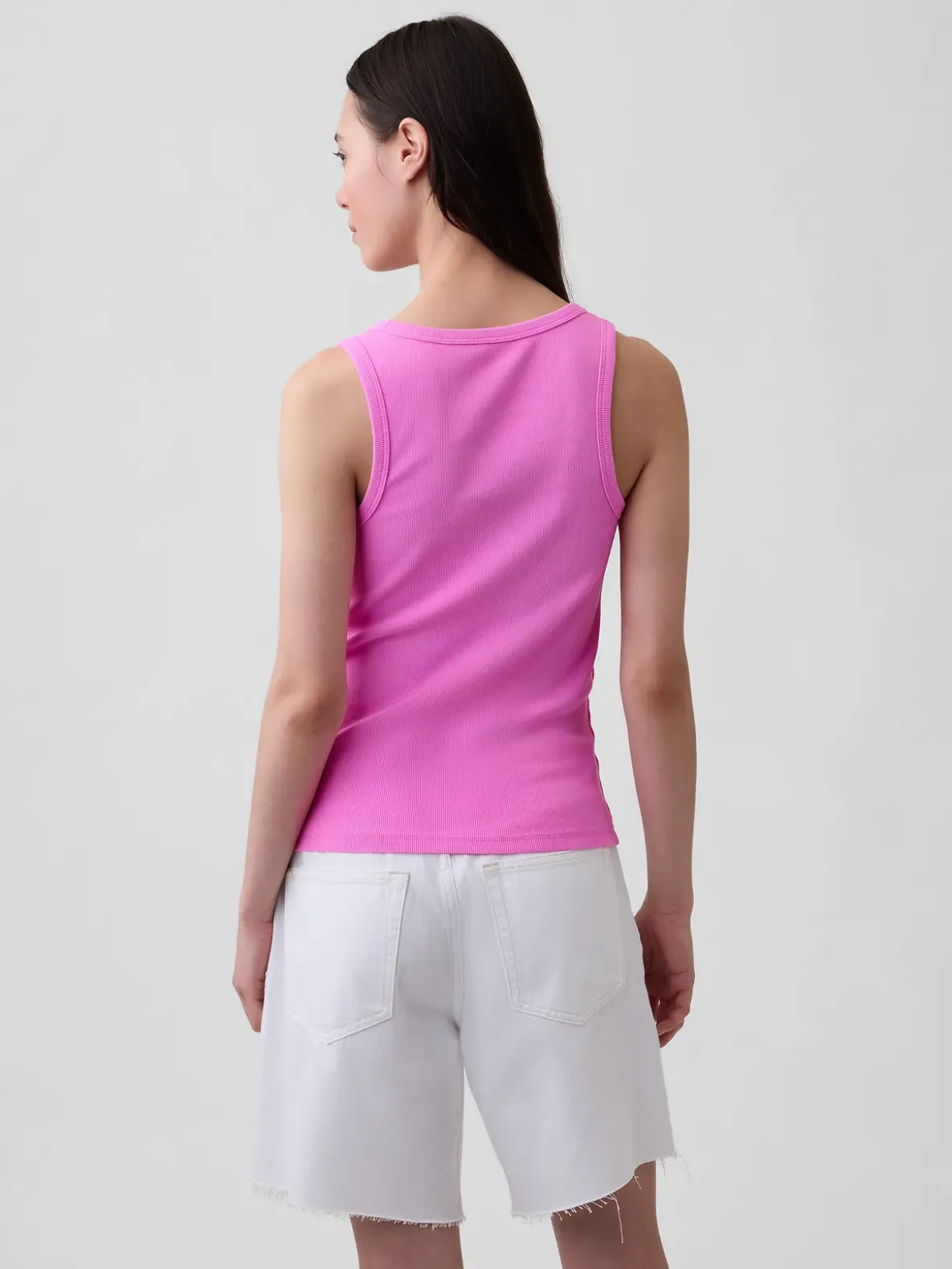 Rib Scoop Tank Top