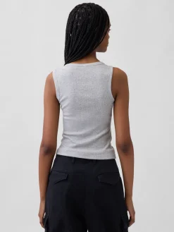 Rib Scoop Tank Top