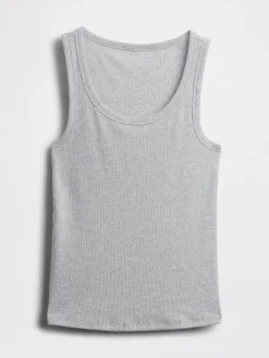 Rib Scoop Tank Top