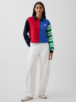 Robert Indiana LOVE Crop Rugby Shirt