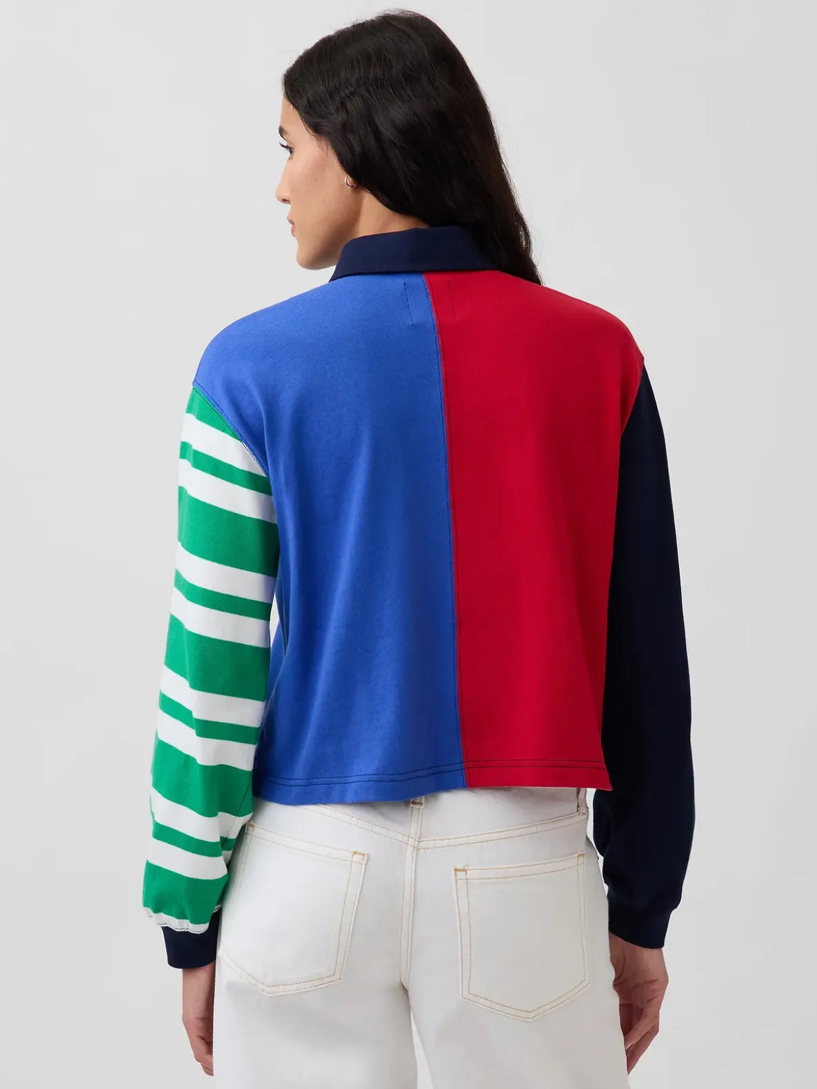 Robert Indiana LOVE Crop Rugby Shirt