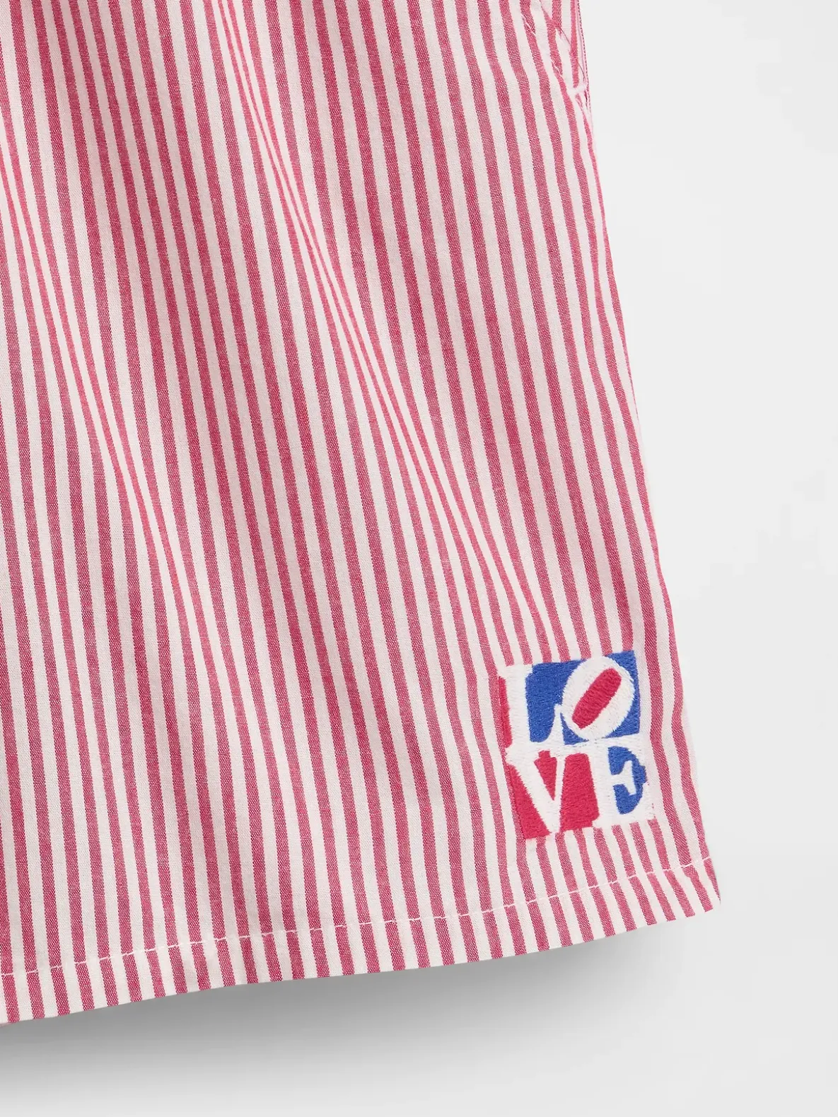 Robert Indiana LOVE Poplin PJ Boxer Shorts