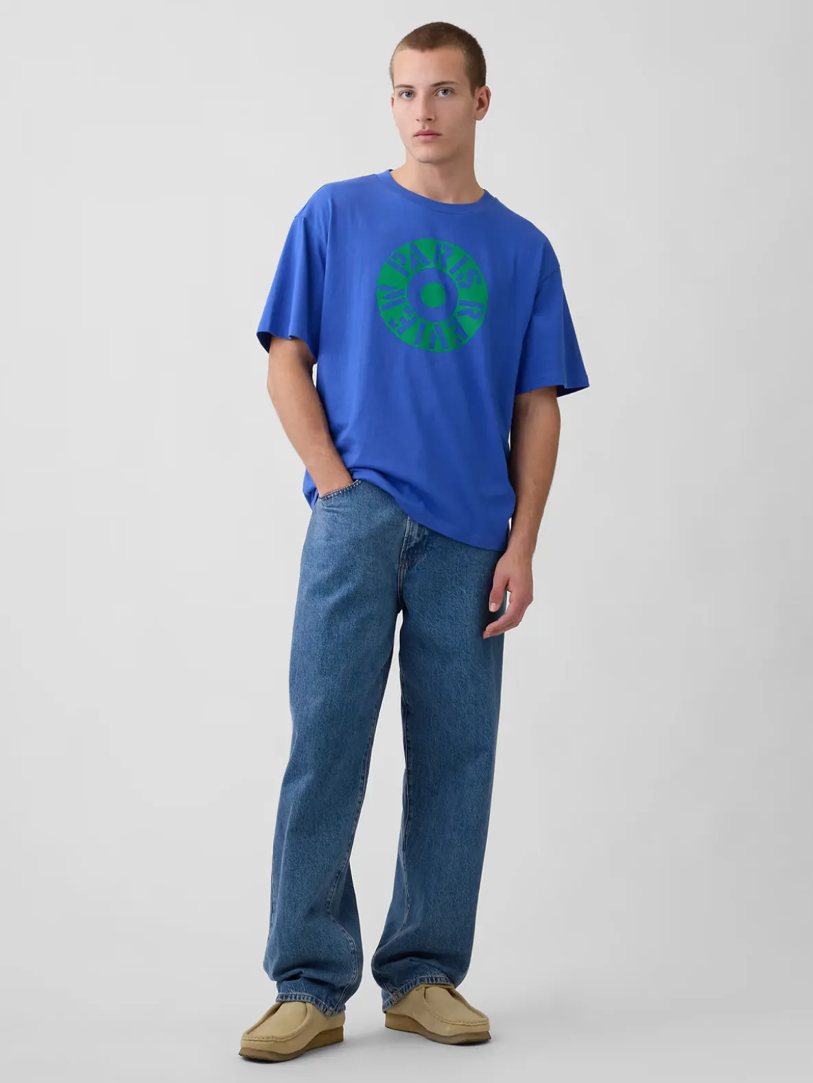 Robert Indiana Oversized Graphic T-Shirt