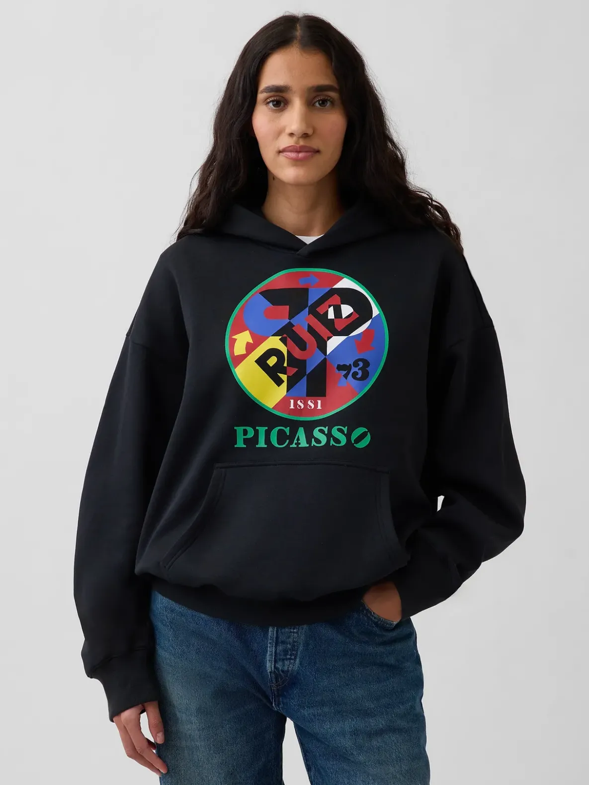 Robert Indiana VintageSoft Graphic Hoodie