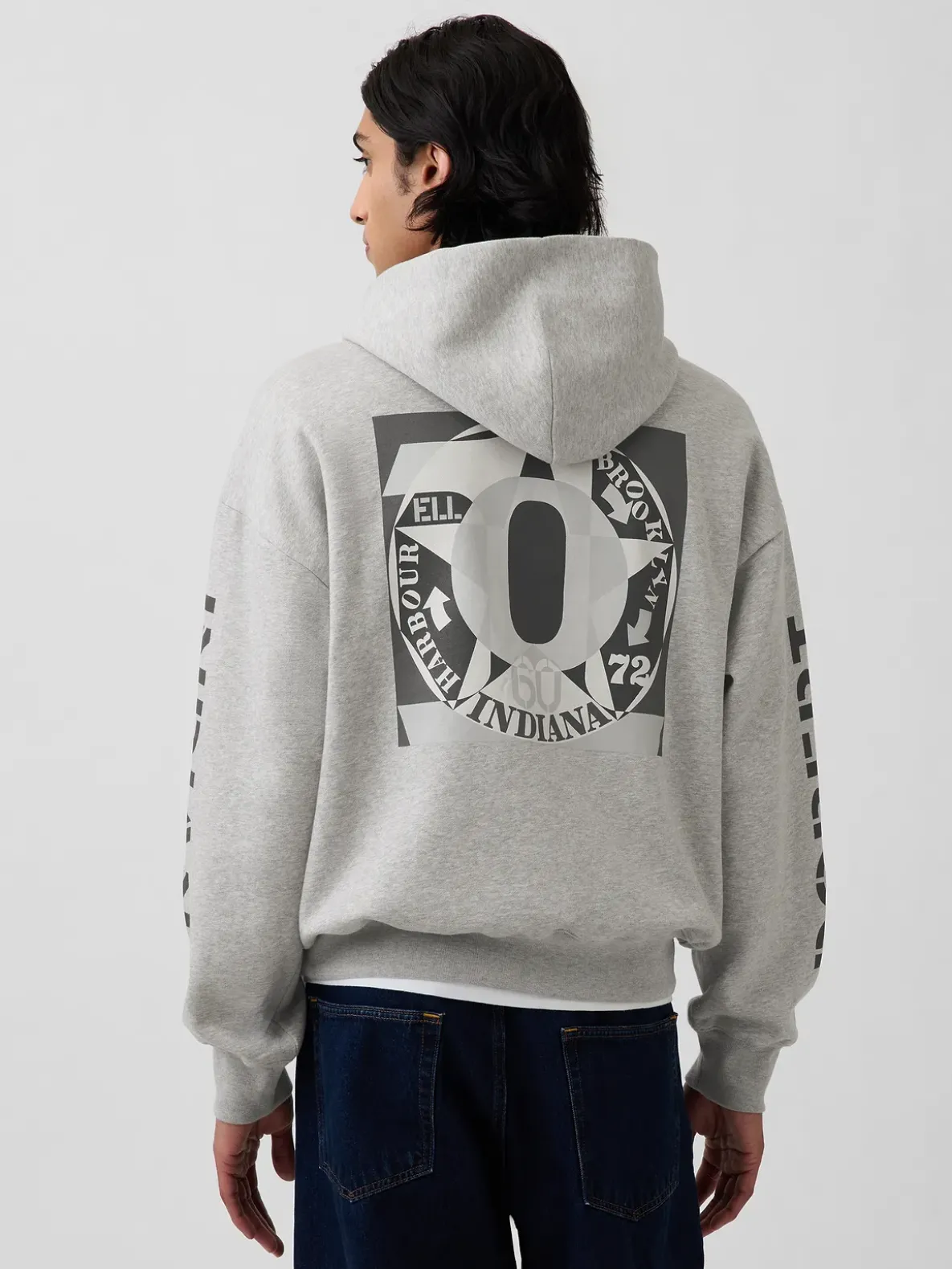 Robert Indiana VintageSoft Graphic Hoodie