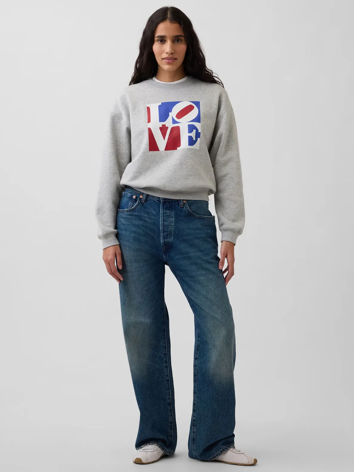 Robert Indiana VintageSoft LOVE Sweatshirt