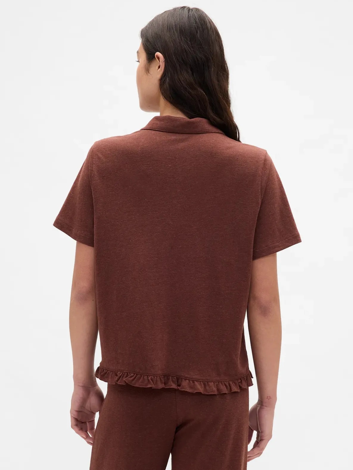 Ruffle PJ Shirt