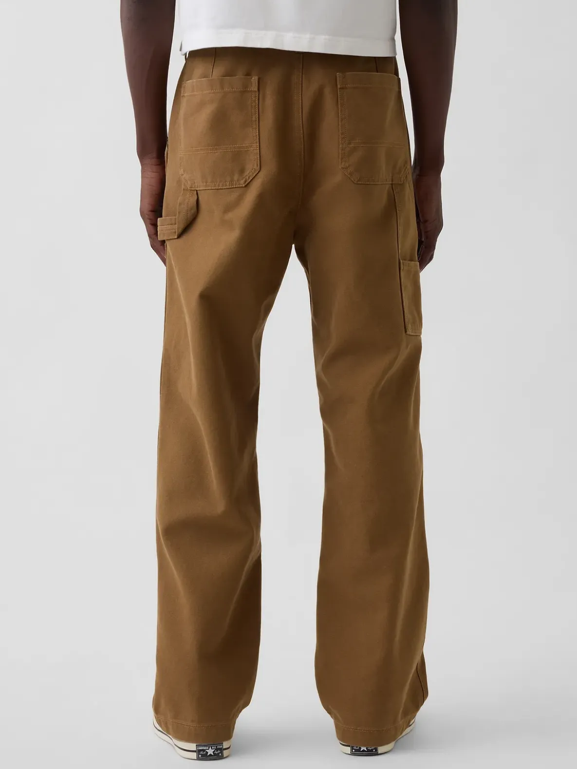 '90s Loose Canvas Double-Knee Carpenter Pants