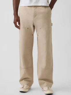 '90s Loose Canvas Double-Knee Carpenter Pants