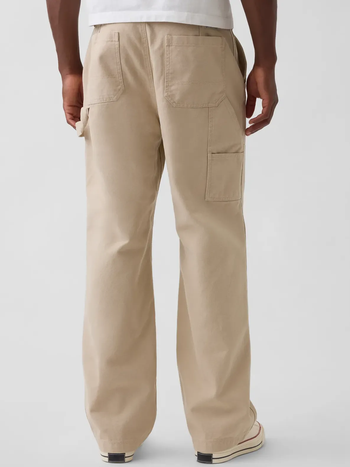 '90s Loose Canvas Double-Knee Carpenter Pants