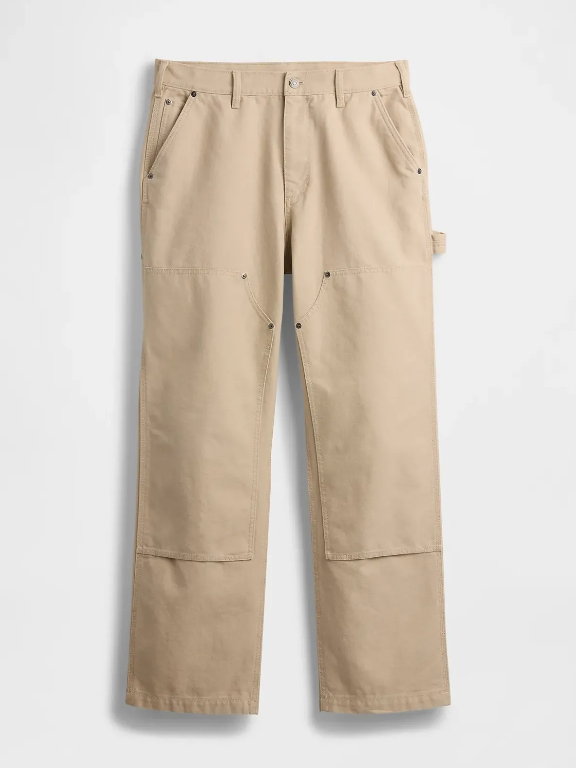 '90s Loose Canvas Double-Knee Carpenter Pants