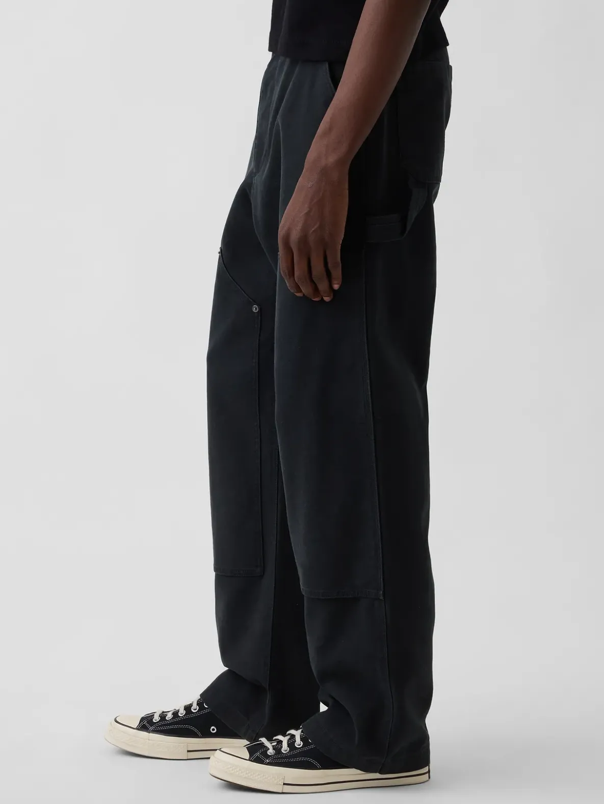 '90s Loose Canvas Double-Knee Carpenter Pants