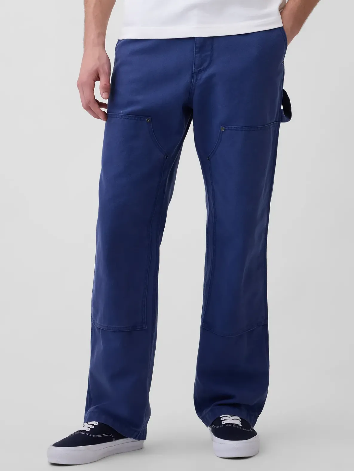 '90s Loose Canvas Double-Knee Carpenter Pants