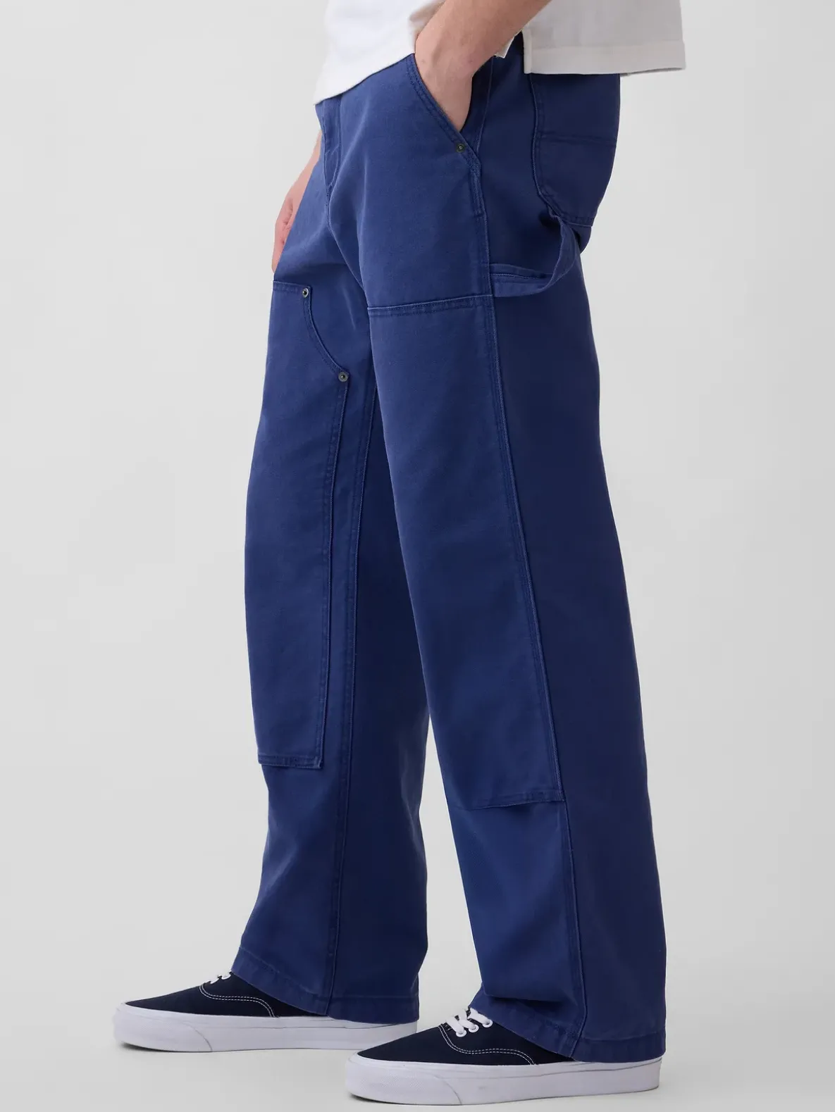 '90s Loose Canvas Double-Knee Carpenter Pants