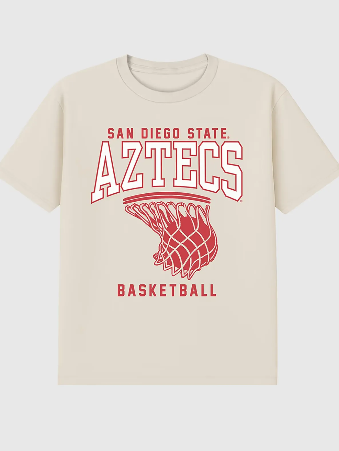 San Diego State University Basketball Hoop Graphic T-Shirt