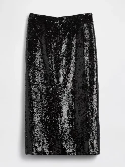 Sequin Maxi Skirt